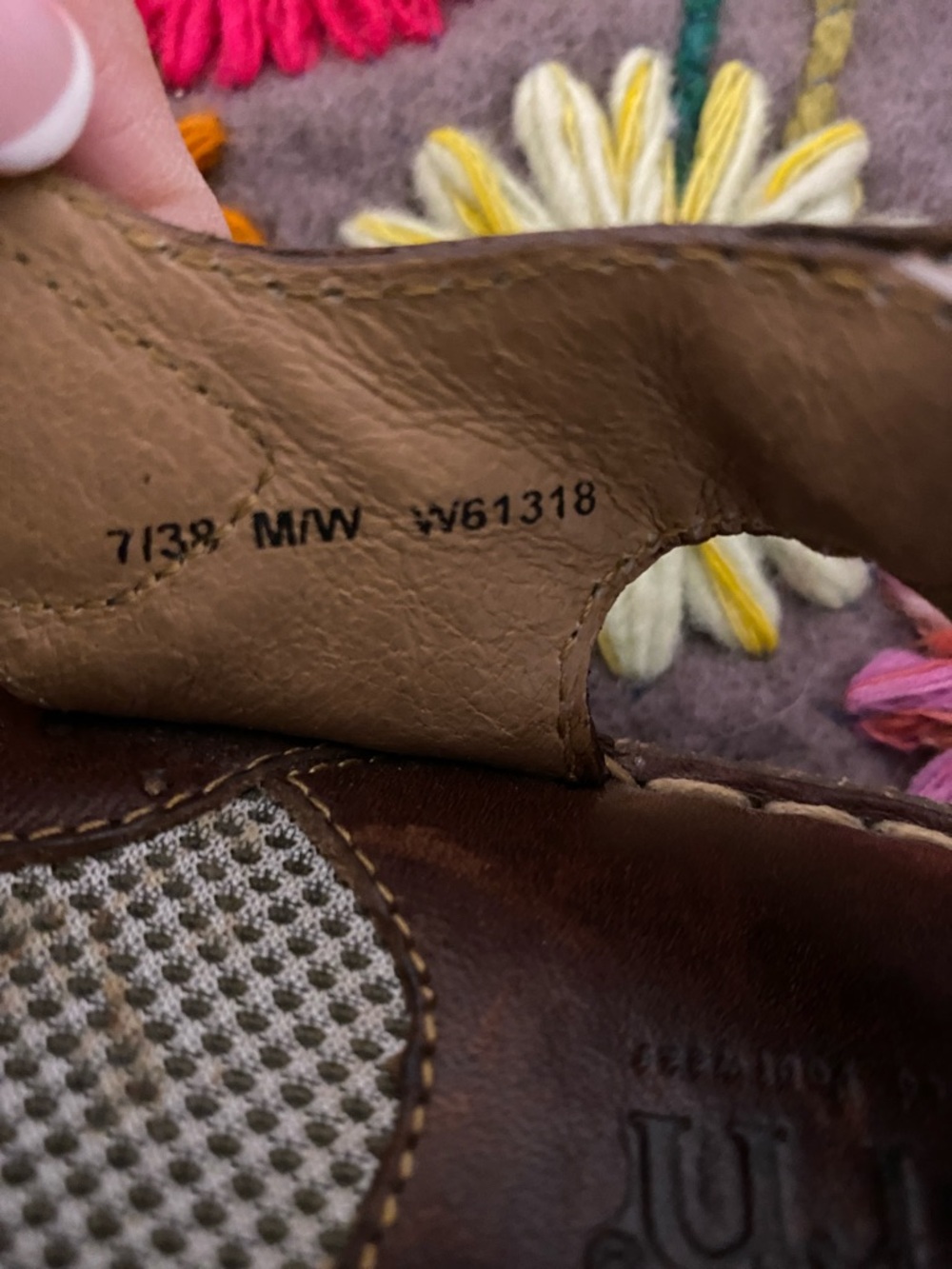 Born Brown Leather  Slingback Sandals, nice condition - Picture 6 of 8